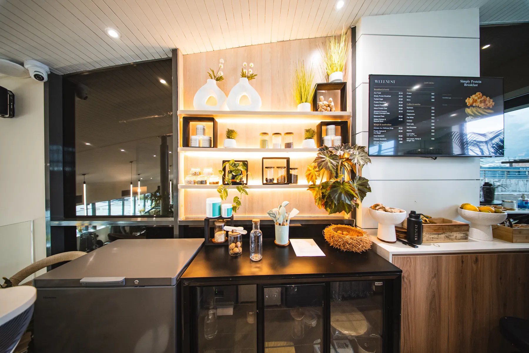 Wellness business lounge at WellNest Gold, Cape Town